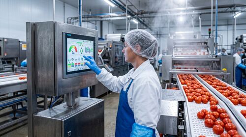 Solusi perusahaan terbaru tentang Memaksimalkan Throughput: Peran Strategis PC Panel Sentuh Baja Ringan di Pabrik Pengolahan Makanan