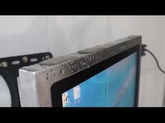 Stainless steel industri capacitive touch semua dalam satu pc