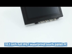 LCD Display IP65 Waterproof Touch Panel PC Dengan Kecerahan Tinggi 1000 Cd/M2