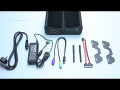 PCIe Tanpa PC Fanless Mini PC Intel i5 i7 GPIO LPT 6 COM 2 LANS 8 USB BOX