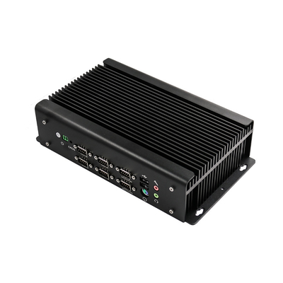 Harga yang pantas Komputer Industri Tertanam Tanpa Kipas Daya Rendah 9V - 36V Mendukung POE 4 GbE RJ45 GPIO on line
