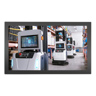 Harga yang pantas 24 Inch Core I5 ​​9400 Layar Sentuh PC Monoblock Dengan Kartu Grafis GTX1050 on line