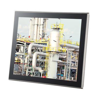 Harga yang pantas Panel Depan Persegi IP65 Tertanam Sentuh PC / Panel Mount Komputer Untuk Kios on line