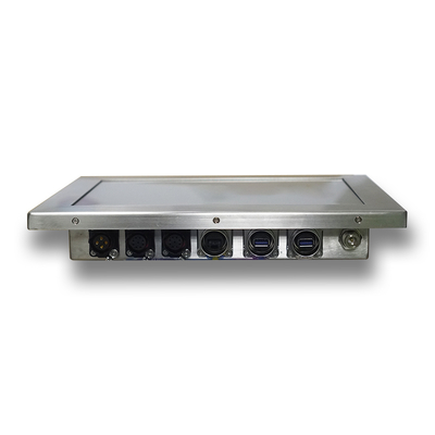 Harga yang pantas Intel Celeron J4125 Panel PC stainless steel dengan antarmuka USB/HDMI/VGA on line