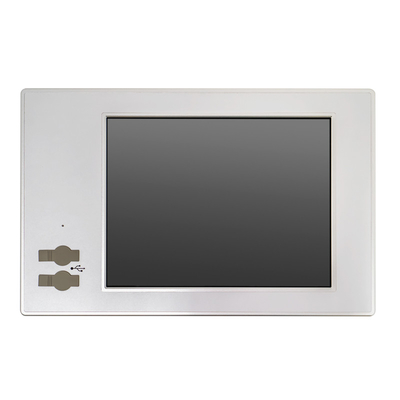 Harga yang pantas 350 Cd/M2 LCD IP65 Laptop layar sentuh Dengan Windows 10 PRO Dan SSD Storage on line
