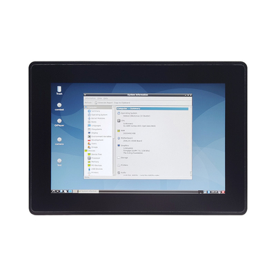 Harga yang pantas 128GB SSD Embedded Touch Panel Computer dengan 4GB Memory Front IP65 Waterproof DC 12V Power Supply on line