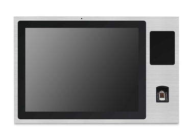Harga yang pantas Front IP65 Industrial Touch Panel PC Dengan Sidik Jari, Pembaca RFID Dan Kamera on line