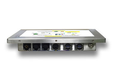 Harga yang pantas Durable Stainless Steel Panel PC 18,5 Inch Ukuran Dan 9 - 36V Tegangan Lebar on line