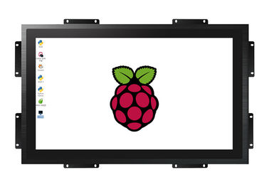 Harga yang pantas 400 Nits Brightness Open Frame Monitor Layar Sentuh Untuk Auto Pay Station on line