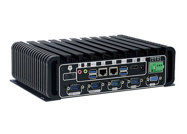 Harga yang pantas I3-6100u CPU Industrial Mini PC 6 COM 2 Gigabit Lan Untuk Otomatisasi Pabrik on line