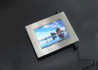 Harga yang pantas 5 Kawat Resistif Sentuh Stainless Steel Panel PC 1024x768 Resolusi Tinggi on line