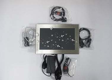 Harga yang pantas Tugas Berat Stainless Steel Panel PC 17.3 Inch Widescreen 64G SSD Hard Disk on line