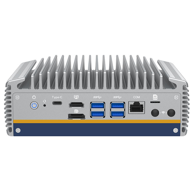 Harga yang pantas Core Industrial Mini Pc Dengan Kualitas Tinggi Kompakt PCIE Slot Komputer Industri Dengan RS232 RS485 Untuk AI Visi Posisi on line