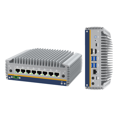 Harga yang pantas 14th Core Ultra I5/i7 Processor Mini PC 8 RJ45 I226 Ethernet LAN Fanless Computer Win11 Ubuntu Portable Pfsense Soft Firewall Router on line