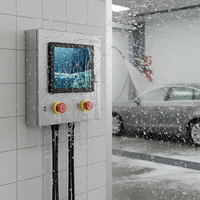 Harga yang pantas Panel PC Tahan Air IP65 Industri 17