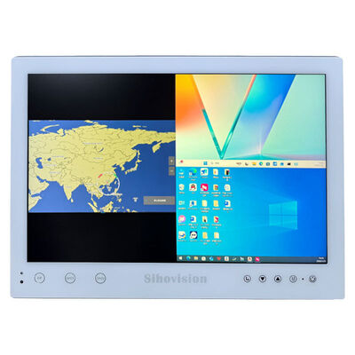 Harga yang pantas 17 Inch Full IP67 Waterproof Touch Monitor dengan Kecerahan 1500 Nits dan Aluminium Alloy Fanless Design on line