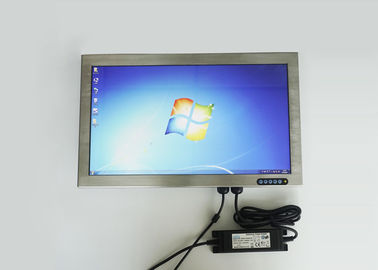 Harga yang pantas 1920x1080 Resolusi Layar Tahan Air 21,5 '' AF Kaca Full Stainless Steel Monitor IP66 on line