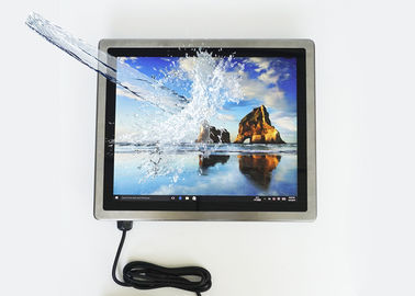 Harga yang pantas Panel datar Sentuh Kapasitif Panel Stainless Steel Pc 1280 * 1024 IP65 Penuh Tahan Air on line