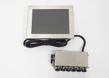Harga yang pantas Panel IP65 Tahan Air Stainless Steel Tahan Air PC 1000 Nits 1024x768 Dengan Kotak Keluar on line