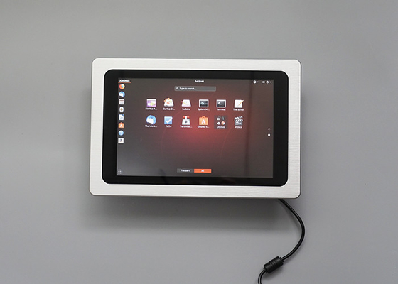 Harga yang pantas FCC 1280x800 Panel LCD Industri PC Perak 10 Poin 64G SSD PC Sentuh Kapasitif on line