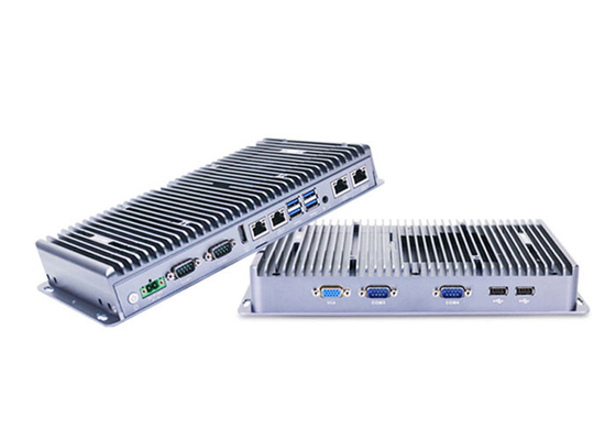 Harga yang pantas UHD Graphics I7 8565U Industri Mini PC Tanpa Kipas Komputer Tertanam Dengan TPM on line