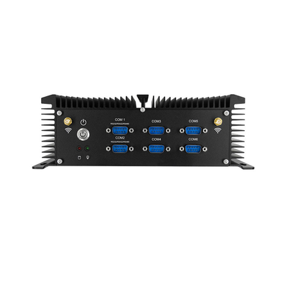 6 COM X86 Komputer Kotak Industri Intel Celeron J1900 Mini PC Komputer Tertanam