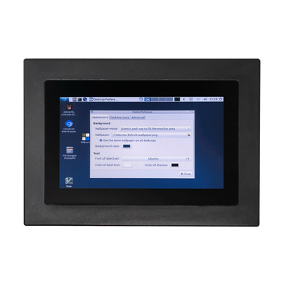 Harga yang pantas PC Panel Tertanam Ubuntu RK3288 IP65 Tahan Air 1024X600 Sentuh Kapasitif on line