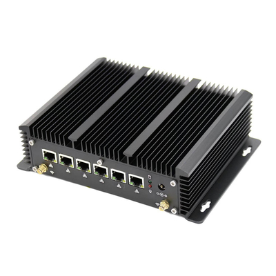 32GB Industrial Mini PC 6 Lan 4 USB HDMI Untuk Otomatisasi Peralatan Pemosisian Visual AI