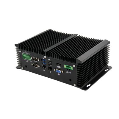 Harga yang pantas Full Metal Case Industrial Mini PC Windows 10 Pro Komputer Desktop Tanpa Kipas Port HDMI VGA on line