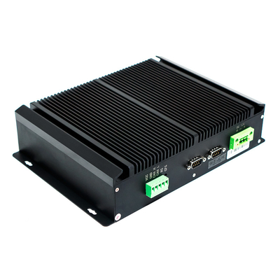 Harga yang pantas Celeron J1900 Compact Mini PC 2 Lan Port Industrial Mini Pc Dengan CANBUS Port on line