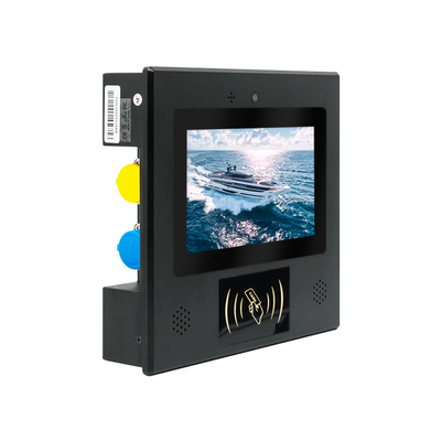 Harga yang pantas 7 Inch 1024*600 POE Lcd Monitor Dengan RFID, Kamera, Mikrofon Dan Speaker on line