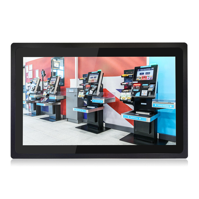 Aluminium Alloy Embedded Touch Panel PC 300 Nits Untuk Otomasi Industri