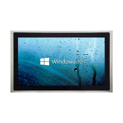 Panel baja tahan karat industri PC Full IP67 Waterproof 1000 Nits 2×IP67 USB
