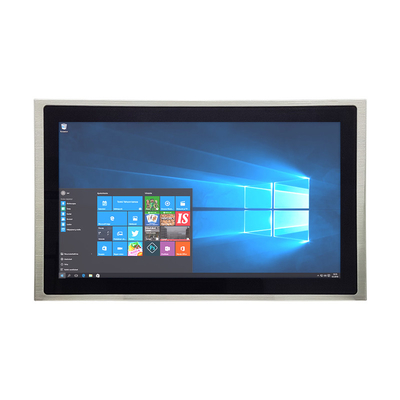 Harga yang pantas 1000 Nits Panel baja tahan karat yang dapat dibaca sinar matahari PC 8GB RAM Wi-Fi/Ethernet Terhubung on line