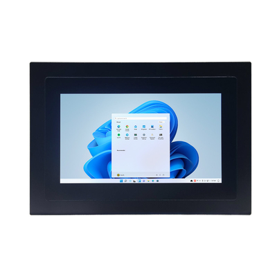 Harga yang pantas Aluminium Alloy Embedded Touch Screen PC 128G SSD Storage Untuk Industri on line