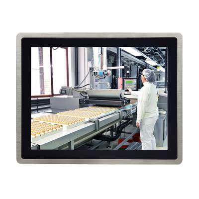Matahari Membaca stainless steel panel PC dengan Windows 10 Pro 64bit dan 1000 Nits Kecerahan