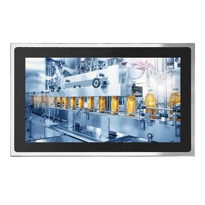 1000 Nits Matahari Membaca Panel Stainless Steel PC Full IP67 Waterproof Sertifikasi CE/FCC/RoHS