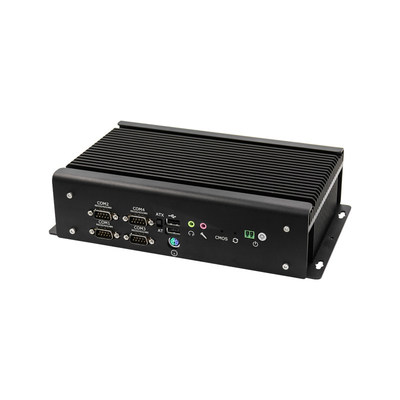 Harga yang pantas 2* Gigabit LAN Industrial Mini PC Dengan 6 COM Port Expandable WIFI / Bluetooth on line