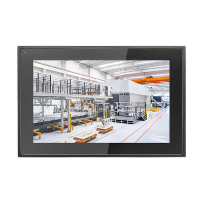 Harga yang pantas VGA Input Capacitive Touch Monitor dengan akurasi sentuhan ±2mm Hitam on line