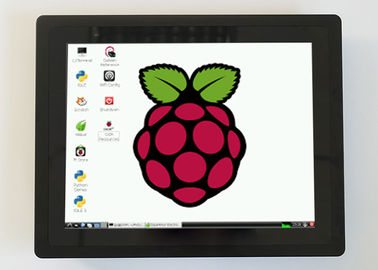Harga yang pantas Tertanam 15 Inch Resistive Touch Monitor, Raspberry Pi Touch Monitor Port Penuh on line