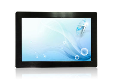 Harga yang pantas Panel Industri Terpasang Layar Sentuh PC / Windows Industrial PC 9 - 24V Tegangan Lebar on line