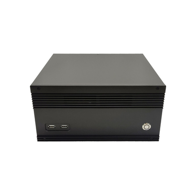 Harga yang pantas 3.6kg Intel Core i5 7360U Industrial Desktop Mini PC dengan GT1030 GPU 8G RAM dan 128GB SSD on line