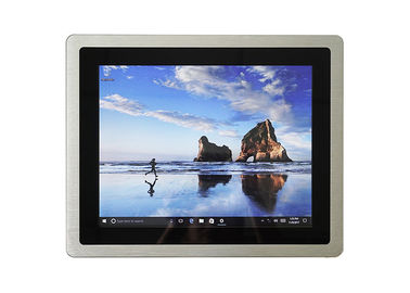 Harga yang pantas Bezel Depan IP65 Tertanam Touch Panel PC I5 CPU Dengan 4G RAM 256G Hard Disk on line