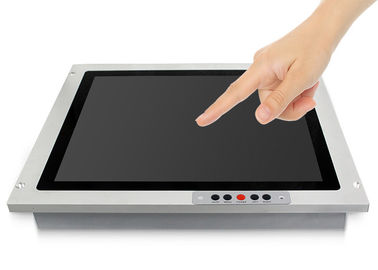 Harga yang pantas 19 Inch Layar Monitor Layar Sentuh Inframerah OSD Depan Dengan Port Tahan Air on line