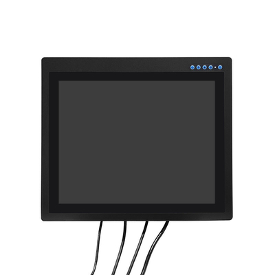 Harga yang pantas 17 Inch Full IP65 1000 Nits Industrial Touch Monitor Optical Bonding BNC Video Input on line