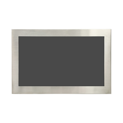 1920*1080 Resolusi IP67 Waterproof Touch Screen Monitor Stainless Steel 304 Optical Bonding LCD