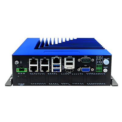 Harga yang pantas Intel N95/N305 Industrial Mini PC Dengan IO Opsional Dan 4* POE Untuk Pemeriksaan Visual on line