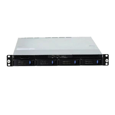 Rackmount 1U Server VGA 6 USB 4 SATA 3.0 2 RJ45 LAN Intel Xeon E2100 1U Server Dukungan RAID