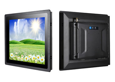 Harga yang pantas 17 Inch Panel Sentuh PC Tertanam Linux Bezel Depan IP65 Tahan Air on line