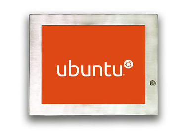 Ubuntu System Panel PC Touch Screen 12 '' IP67 Tahan Air Untuk Kontrol Proses